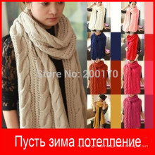 Loss! winter male scarf female pullover warm mohair knitted crochet scarf solid winter scarf